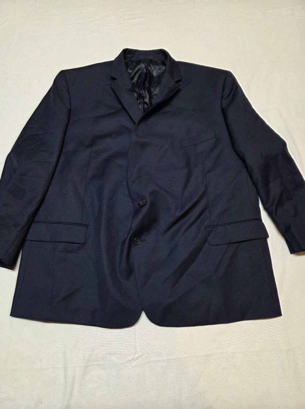 Ralph Lauren Navy Blazer Men's Two-Button Sport Coat 50R
